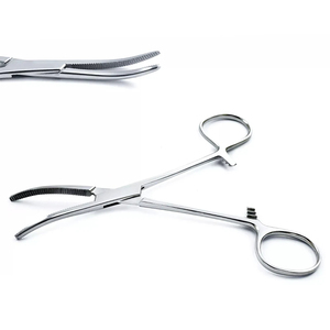 Pinzas Hemostáticas Curvas con Bloqueo, Pinzas Quirúrgicas Dentales de Laboratorio, Instrumento Médico para Enfermeras y Uso Clínico - Product Image 4