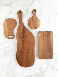 Solid Reclaimed Neem Wood Cutting Board-Durable Eco-Friendly <b>Kitchenware</b> for Daily Use Slicing Fruits & Meat - Product Image 3