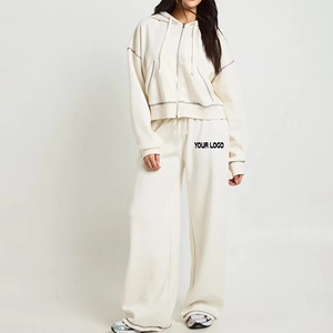 Sudadera con capucha y corte holgado personalizada de manga larga para mujer, top deportivo, camiseta, jersey de algodón con lavado ácido para entrenamiento - Product Image 4