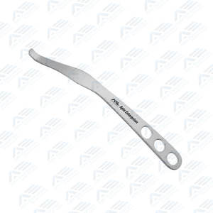 Hoja de 10,75 pulgadas de ancho, 24 Mm, palanca de hueso Hohmann, palanca de hueso Hohmann, punta redonda ancha, herramienta de elevación pélvica de 27,5 Cm - Product Image 5