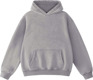 Sudadera con Capucha Extra Grande para Hombre, Color Sólido, con Logotipo, 100% Algodón, Ecológica, Transpirable, Venta al Por Mayor, Alta Calidad - Product Image 3
