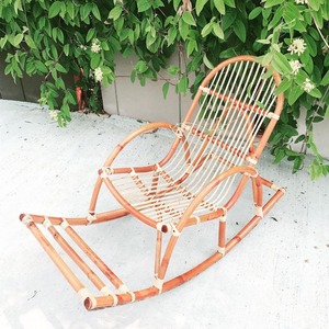 Cute rattan baby bouncer <b>reclining</b> chairs handmade lounge rocking chair for children from Vietnam - Product Image 6