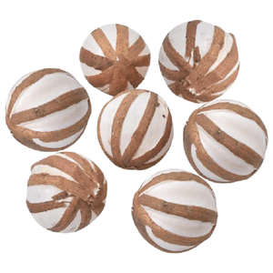 Boule décorative artisanale en bois de Sola, écologique, durable, pour la remise des diplômes, Halloween, la maison, le bureau, l'intérieur et l'extérieur - Product Image 6