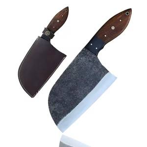Couteau de boucher ambidextre en acier inoxydable forgé de style japonais Pak Enterprises, couteau à découper la viande, couteau en carbone - Product Image 1