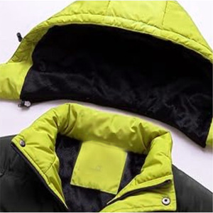 Nouvelle Arrivée 2026 – Doudoune Unisexe Noire Personnalisable avec Logo Brodé sur le Devant, Imperméable et Coupe-Vent - Product Image 5