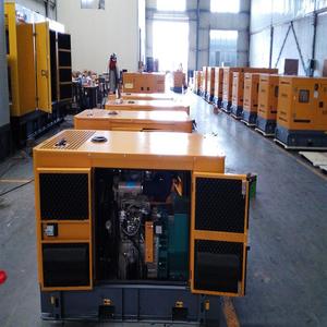 Groupe électrogène diesel triphasé robuste 20 kW-200 kW, vente directe usine, groupe électrogène diesel avec interrupteur de transfert, faible niveau sonore, en promotion - Product Image 4