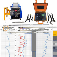 Equipo de registro geofísico para perforaciones: Herramienta de registro en pozos para resistividad subacuática y registro de calibre gamma natural