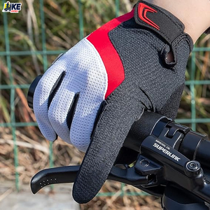 Guantes de Ciclismo de Montaña Personalizados con Logotipo, Guantes de MTB/Dirt Bike al por Mayor, de Microfibra y Cuero, Transpirables, Compatibles con Pantalla Táctil - Product Image 2