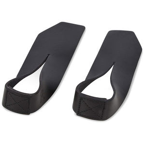 Sangles de levage en cuir avec logo personnalisé OEM, poignées de musculation de haute qualité de bonne taille, prix de gros avec logo personnalisé - Product Image 2