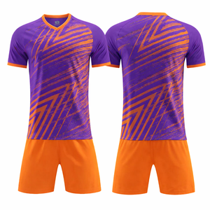 Maillots de sport à col rond en Spandex/Polyester - Respirants, anti-humidité, séchage rapide, personnalisables avec le nom de l'équipe, unisexes - Product Image 3