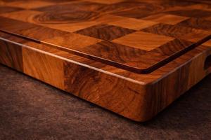 Planche à découper rectangulaire artisanale en acacia, faite à la main, durable, pour fruits, pain, cuisine quotidienne, passe au lave-vaisselle - Product Image 5