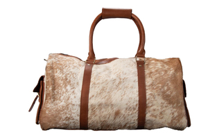 กระเป๋าทรงดัฟเฟิลกันหนังวัวสุดหรูกระเป๋าใส่วันหยุดสุดสัปดาห์ทำด้วยมือแบบทันสมัยทำขึ้นเอง - Product Image 3