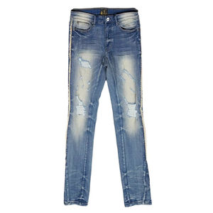 Pantalones Vaqueros Nero Desgastados de Alta Calidad para Hombre, Vaqueros Resistentes Lavados a la Moda para Hombre, Vaqueros de Mezclilla Rectos de Alta Calidad para Hombre - Product Image 3