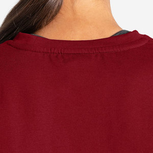 Camiseta Deportiva sin Costuras para Mujer, Diseño de Top Corto, Talla Grande, Ropa Deportiva de Verano, Color Sólido, Hombros Caídos - Product Image 4