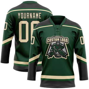 Custom Ice Hockey Jersey Sublimated Team Uniform Personalized Name Number 100% Polyester Mesh Slim-Fit Padded Breathable Quick - Product Image 6