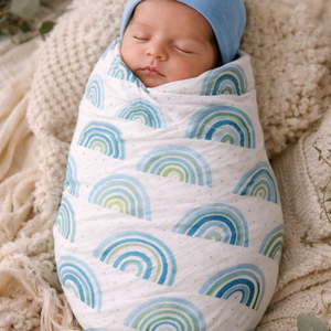 100% Bamboo Baby Swaddle <b>Blanket</b> Customizable Unisex Newborn <b>Wrap</b> Ultra Soft Breathable Lightweight Infant Swaddle - Product Image 1