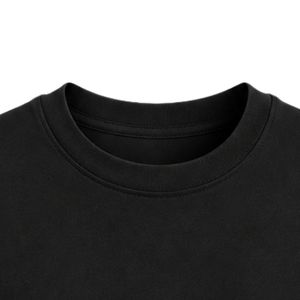 Black Short Sleeve Crew Neck <b>T</b> <b>Shirt</b> with Embroidered Jack & Jill Crest Patch on Chest and Large Circular Back Graphic Casual - Product Image 2