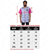 Maillots de baseball formels roses personnalisés avec logo brodé, bordure rose, rayures fines, coupe ample, respirant, grande taille pour hommes