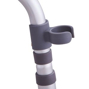 Chaise de douche pivotante à 360 degrés réglable avec accoudoirs et dossier, siège rotatif antidérapant pour douche et baignoire - Product Image 5