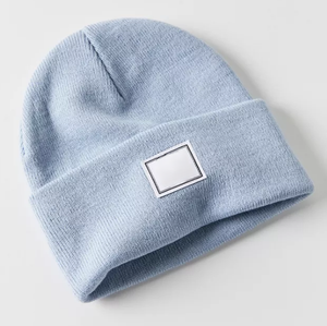 Bonnet unisexe en tricot souple avec tissu côtelé extensible, léger et chaud pour l'hiver, idéal pour un usage quotidien en extérieur - Product Image 1