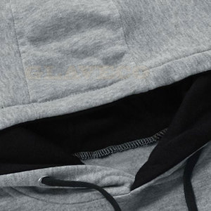 Sudaderas de Algodón para Hombre, Tallas Grandes, Estilo Urbano, Colores Sólidos, Sudaderas Básicas de Algodón para Hombre, Sudaderas de Algodón para Hombre en Grandes Cantidades - Product Image 4