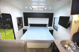 Caravane pliante ECOCAMPOR pour la vente en gros, tout-terrain, avec cuisine et coffre de rangement, certifiée CE - Product Image 3