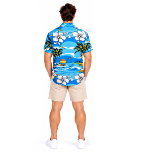 Chemise Homme Imprimée Numérique Respirante pour l'Été – Tenue Décontractée de Plage et de Vacances – Vêtement Tendance pour Homme - Product Image 4
