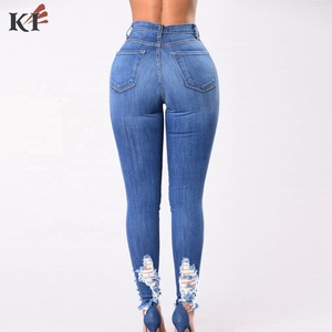 KEVEN IMPEX Jeans de Compresión para Mujer, Ajustados, de Cintura Media, Pierna Recta, con Efecto Levanta Glúteos, Elásticos en 4 Direcciones, Spandex/Poliéster, Estilo Vintage - Product Image 3