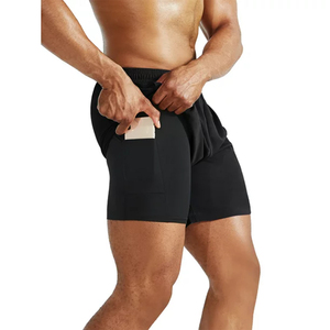 Top High Quality Eco-Friendly Custom Sweat <b>Shorts</b> <b>Men</b> Gym <b>Compression</b> Blank Athletic Wear Wholesale OEM High Street Style - Product Image 2