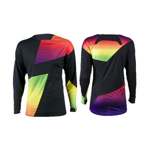 Maillot de motocross directement de l'usine, graphiques d'équipe personnalisés, chemise de course légère, fourniture OEM pour les importateurs de motos - Product Image 1