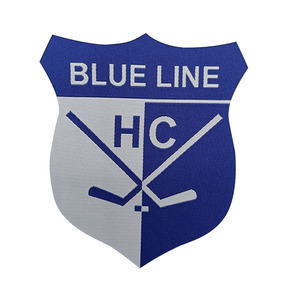 Top Woven Patch and Custom Woven Patch Quality Embroidered Woven Patches Woven Fabric Patches Vintage Shield Hockey HC - Product Image 3