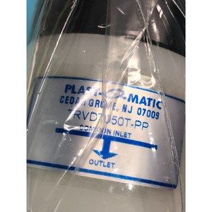PLAST-O-MATIC TRVDT050T-PP 1/2" POLYPRO TROIS PORTS - Équipement et pièces semi-conductrices de renommée mondiale à confiance - Product Image 5