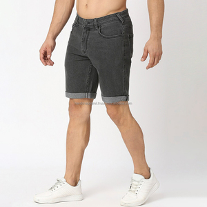 Nardon Apparel Vente en gros LOGO personnalisé Short en jean de skate surdimensionné pour hommes 100% coton solide Impression numérique Gym sportive - Product Image 3