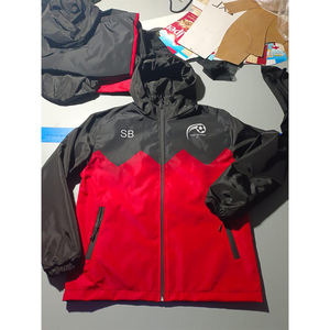 Outdoor Clothes Wholesale Custom Logo Stand Collar Front High Street Style Track <b>Running</b> Sport Waterproof Bomber <b>Jacket</b> for <b>Men</b> - Product Image 1