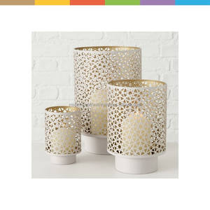 Décoration petite taille fer métal cuivre porte-bougie vases fait à la main personnalisé - Product Image 6
