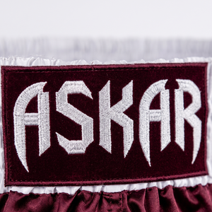 Shorts de boxe unisexes Askar bleu marine coupe classique imprimé numérique devant en Spandex 140g légers respirants séchage rapide - Product Image 3