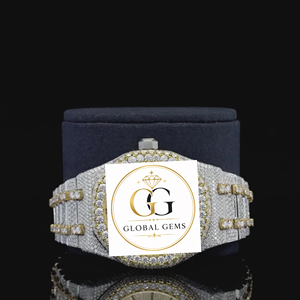 Direct Factory Supply Iced Out Hip Hop Luxury Watch Perfect for Collectors Rubber Strap and Events Available for Bulk Quantity - Product Image 1