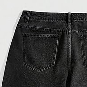 Pantalones Cortos Vaqueros Baggy Personalizados para Hombre, Estilo Jorts, Rotos y Desgastados - Product Image 3