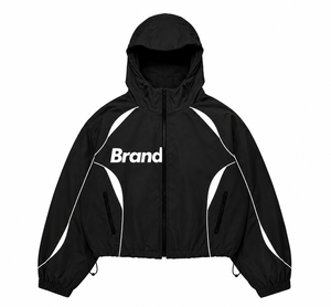 Men's Screen Printed Tracksuit 100% Nylon <b>Trouser</b> and Hood Jacket DTF Logo Water Proof Panels Work Windbreaker Tracksuit - Product Image 6
