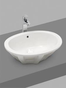 Luxury Oval Table Top Bathroom Sink Glazed Ceramic Countertop Plucky <b>Washing</b> Basin Modern Restroom Vanity Porcelain Art Vessel - Product Image 2