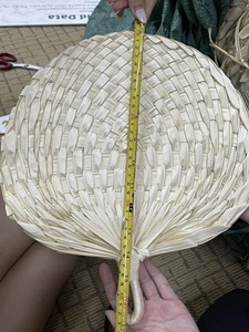 Ventilateurs de camping réutilisables en bambou Hailian, tissés à la main, sans pales, en feuilles de palmier, pour bébé, avec emballage cadeau - Product Image 5