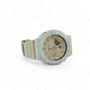Iced-out Bezel Branded <b>Watch</b> Available in vvs Moissanite And Natural Diamond also -<b>Other</b> Jewelry Old - Product Image 2