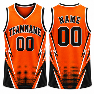 Maillots de basket-ball personnalisés 100% polyester, sublimation intégrale, tenues d'équipe OEM, kits personnalisés XL, nom et numéro personnalisés - Product Image 2