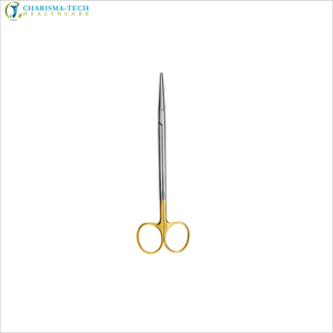 Tijeras de disección Metzenbaum Premium TC, puntas rectas y redondeadas, con incrustaciones de carburo de tungsteno, tijeras de disección Metzenbaum CE - Product Image 4