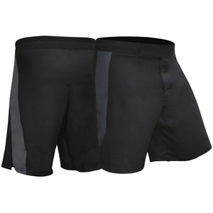 Shorts MMA noirs pour hommes, respirants, anti-transpiration, séchage rapide, polyester/coton, coupe athlétique, vêtements de sport de combat, élégants - Product Image 3