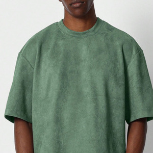 เสื้อยืดโอเวอร์ไซส์ทรงครอปสำหรับผู้ชาย ลายเลขนำโชคหมายเลข 9 ปักลายตามสั่ง สไตล์สตรีทแวร์ลำลอง เสื้อกีฬา - Product Image 3