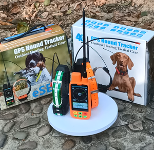 Rastreador GPS para Perros eSEEK 4G VHF, Collar Impermeable con PDA Portátil, Rastreo en Tiempo Real para Perros de Caza - Product Image 1