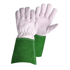 Gants de soudage TIG en cuir pleine fleur de vachette robustes et ignifuges pour usage industriel, lutte contre les incendies et jardinage - Product Image 4