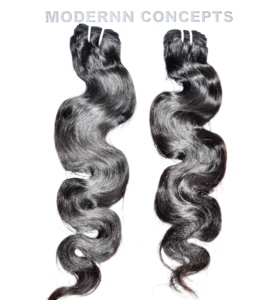 Extensions de cheveux humains naturels indiens, ondulés, double épaisseur, 100 % non traités, provenant d'un seul donneur, cuticules alignées - Product Image 5