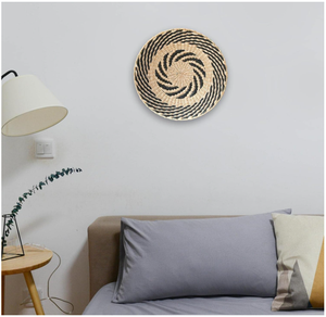 Adhesivo de pared bohemio de jacinto de agua para cafetería, cesta colgante de cuerda de Vietnam - Product Image 3